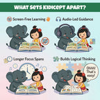 Kidicept Audio-Enabled Story Book. A book kids actually enjoy learning from
